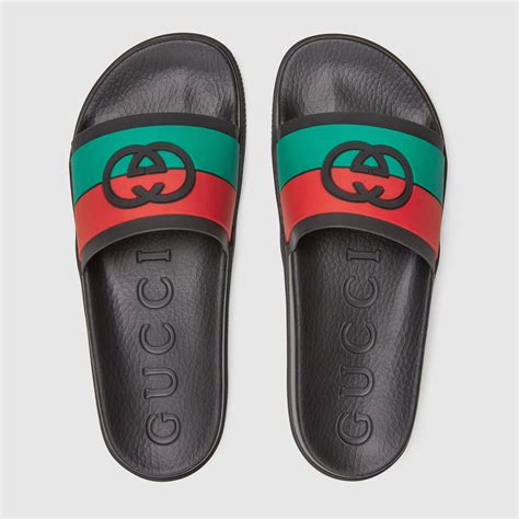 gucci male slides|men's gucci slides size 13.